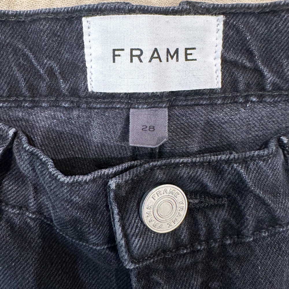 Frame Jeans Le High n Tight Tapered black size 28 - Picture 5 of 7